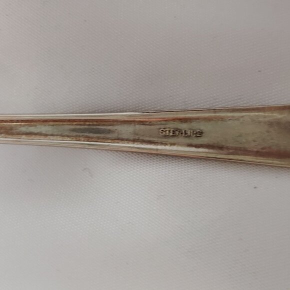 Vintage Sterling Silver Child's Toothbrush Collectible W/ Turquoise Accent & Sof - Picture 4 of 6